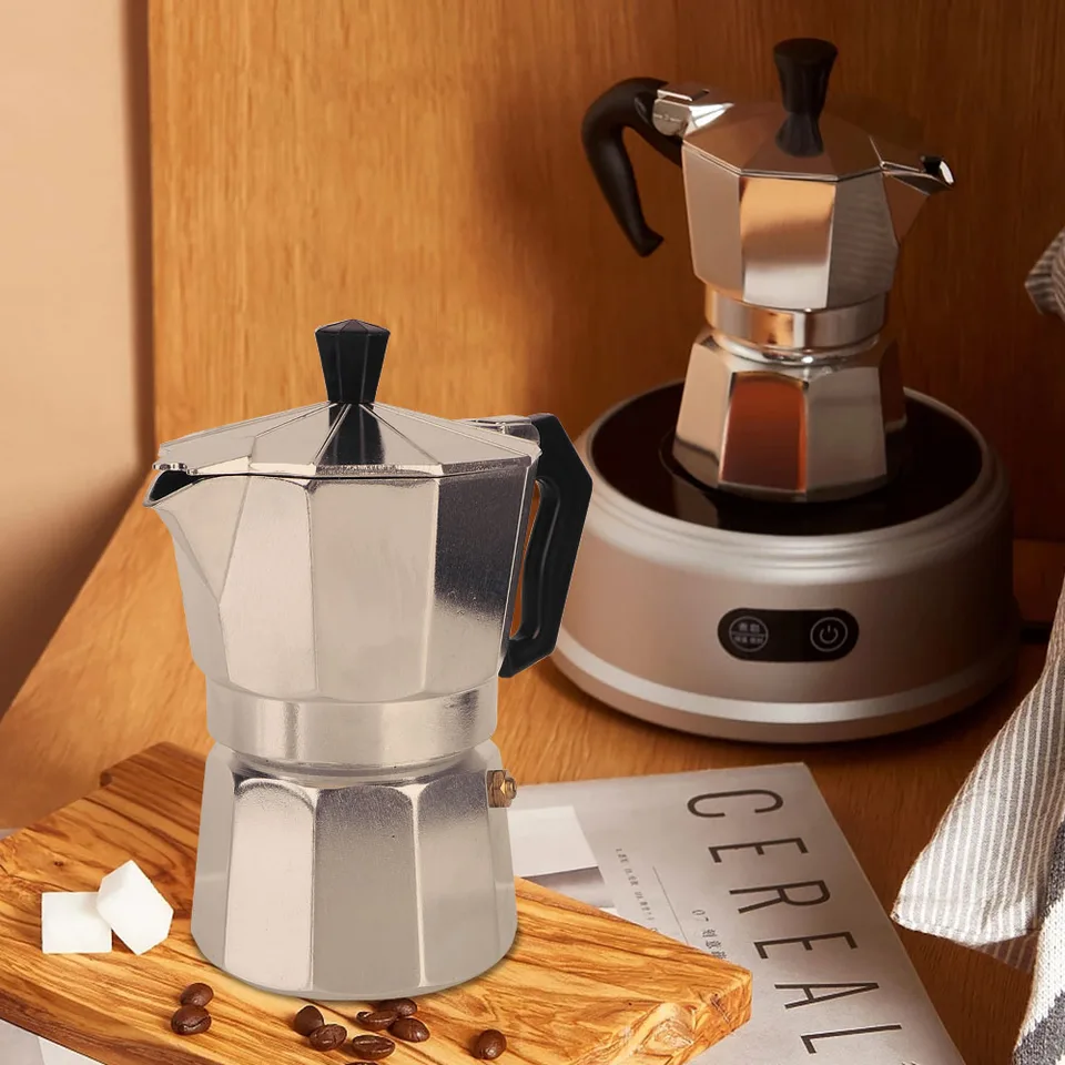 Kaviareň s tlačovým strojom Barista prenosné moka kvetináče nové filtračné sklo espresso kávovar kávu kávu