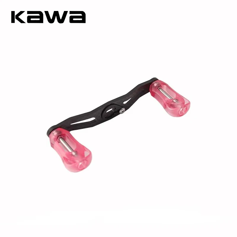 Kawa 1pc Rybárska navijak rukoväť Materaia z uhlíkových vlákien a akrylového gombíka Veľkosť veľkosti 8x5/7x4 mm hrúbka 3 mm oblek pre A a D/S Revice DIY