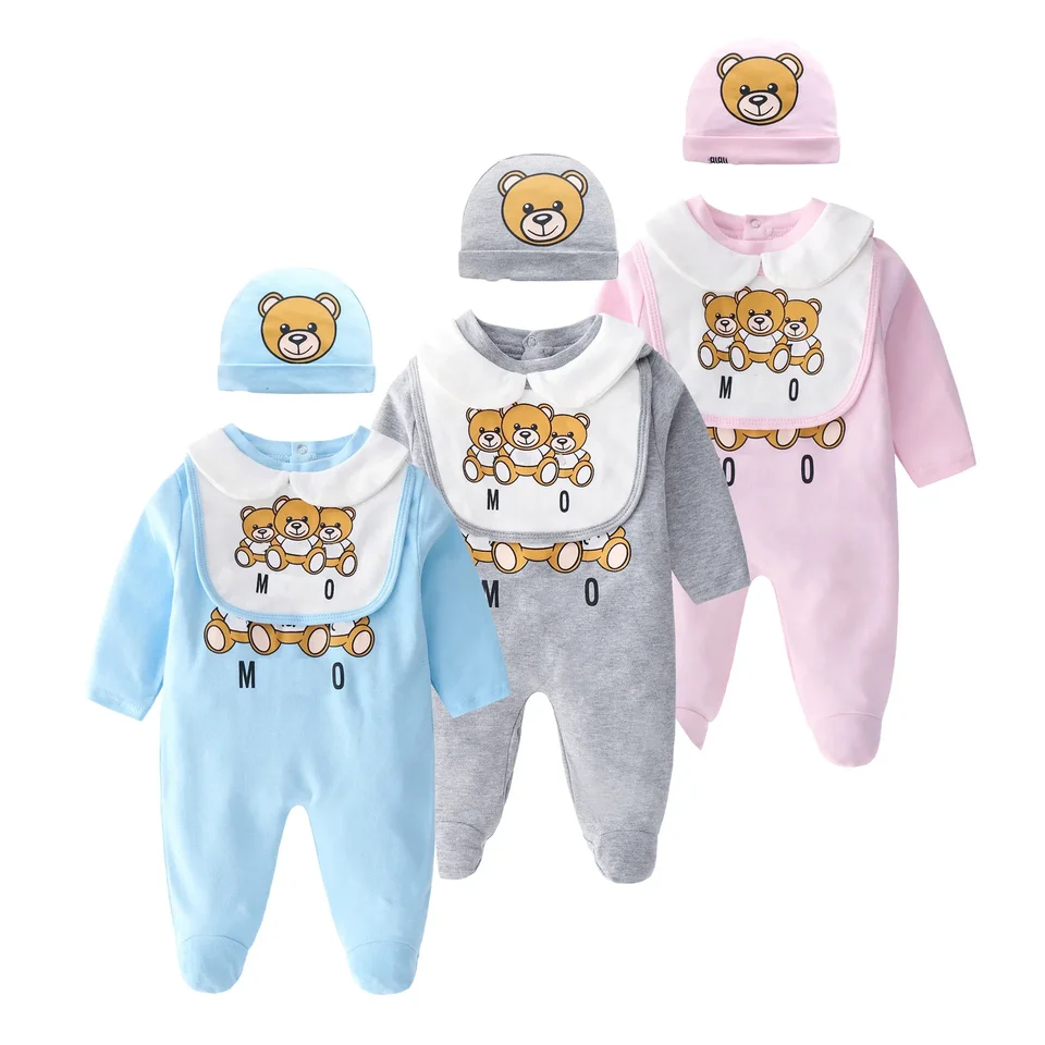 Kawaii bavlnené oblečenie jednodielne detské lezenie