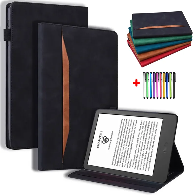 Kawaii Cat Card Cover Cover for Funda Kindle 2022 6 palca Case 11. Gen C2V2L3 KIDS pre Kindle 11. generácia 2022 Prípad 6 palcov