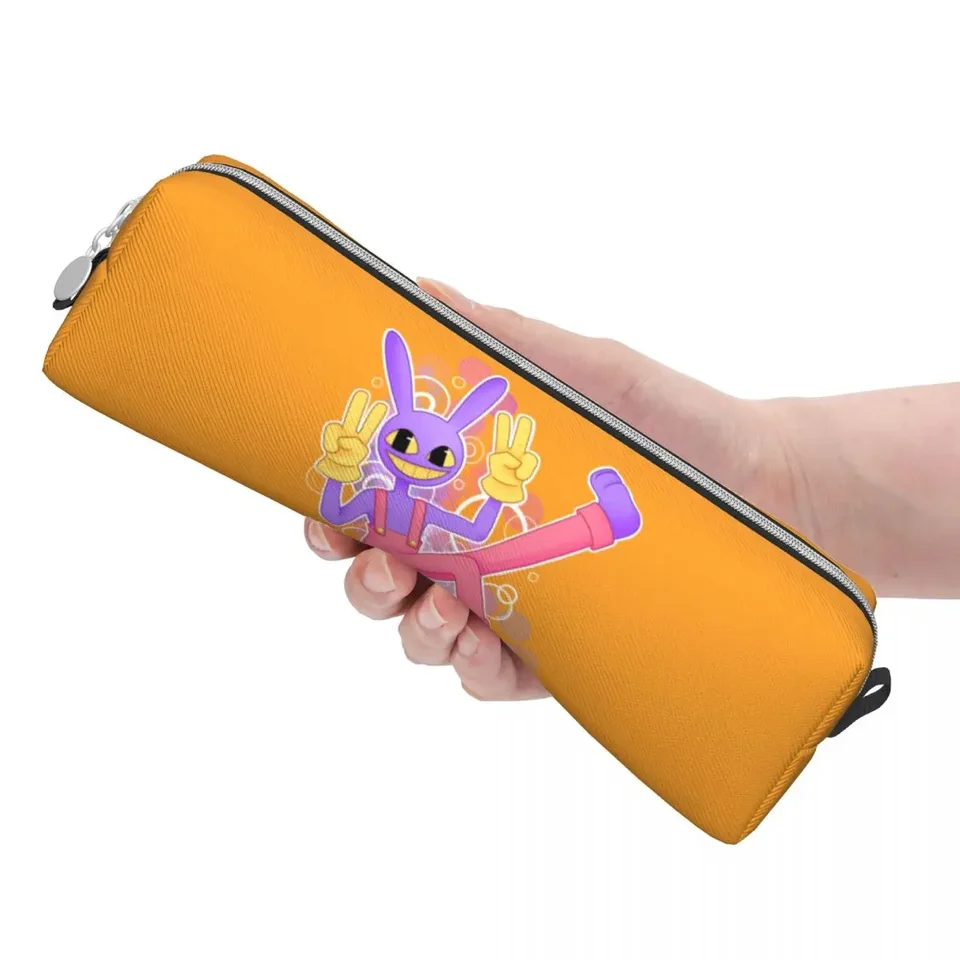 Kawaii ceruzka Case Jax The Amazing Digital Circus Peruzka smiešne späť do školskej ceruzky Cencil Case Detské vzorce Organizátor kancelárskych síl