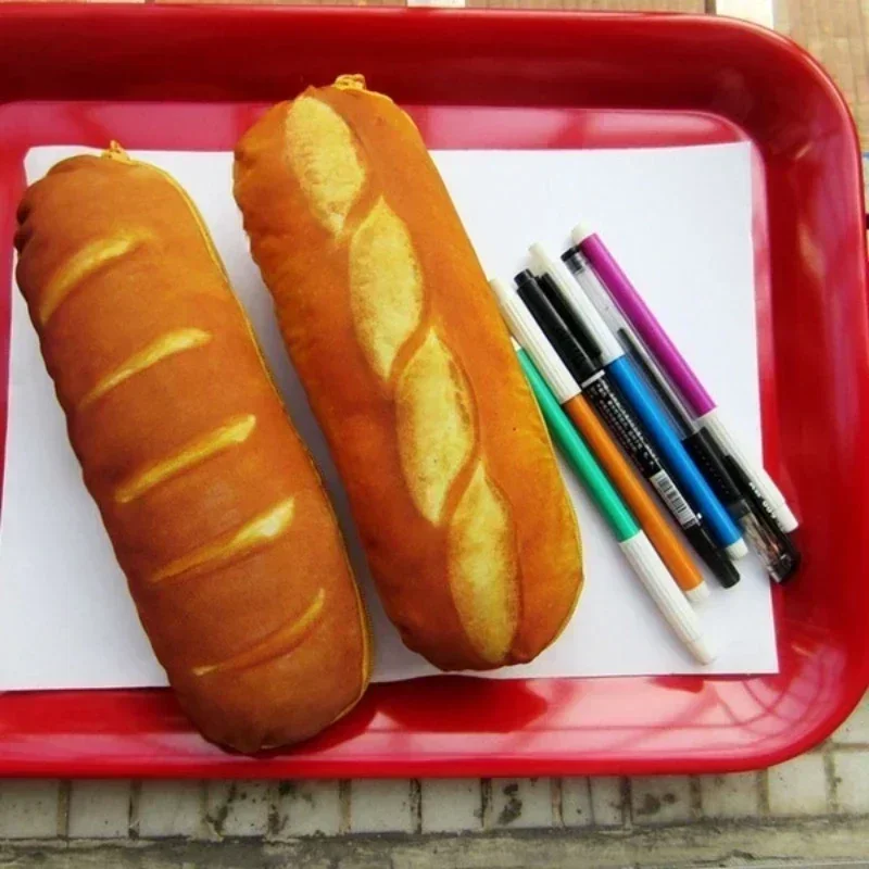 Kawaii chlieb tvar ceruzky Cencil veľká kapacita zábava osobnosť ceruzka Puzdro pre deti darček späť do školy roztomilé kancelárske potreby