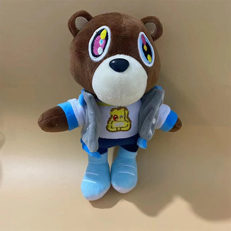 Kawaii Kanye Dropout medveď medvedie plyšové hračky Kanye West promócie Soft Smats Domáce izby dekorácie narodeniny darček k narodeninám