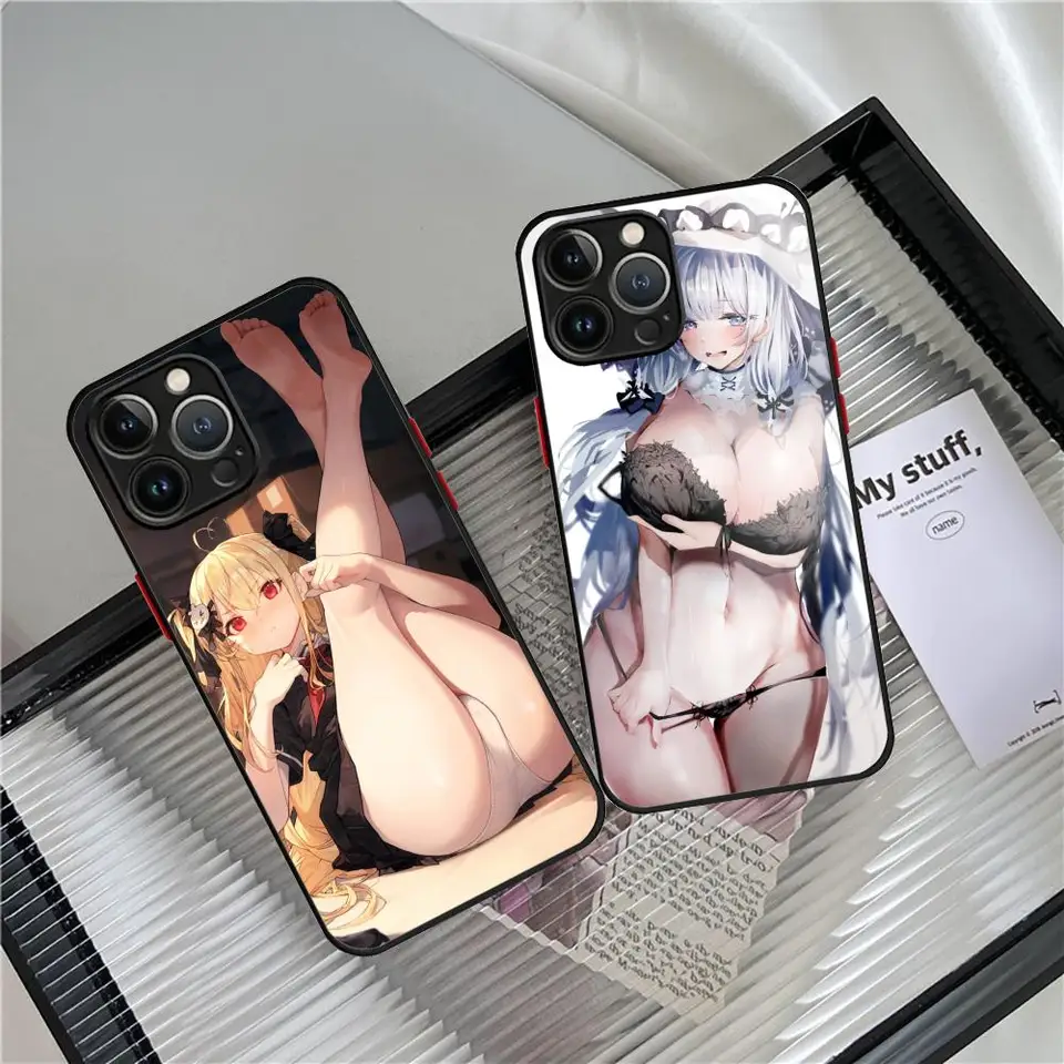 Kawaii Krásna dievčenská puzdro pre iPhone 16 Pro Max 15 14 13 12 x xr xs xsx 8 7 plus pokožka, ktorý sa cíti, puzdro