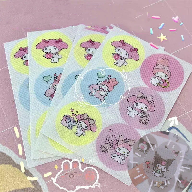 Kawaii melody anti-mosquito nálepka sanrios cinnamoroll kuromi outdoor detské rastliny éterické olejové tehotné ženy prenosné hračky