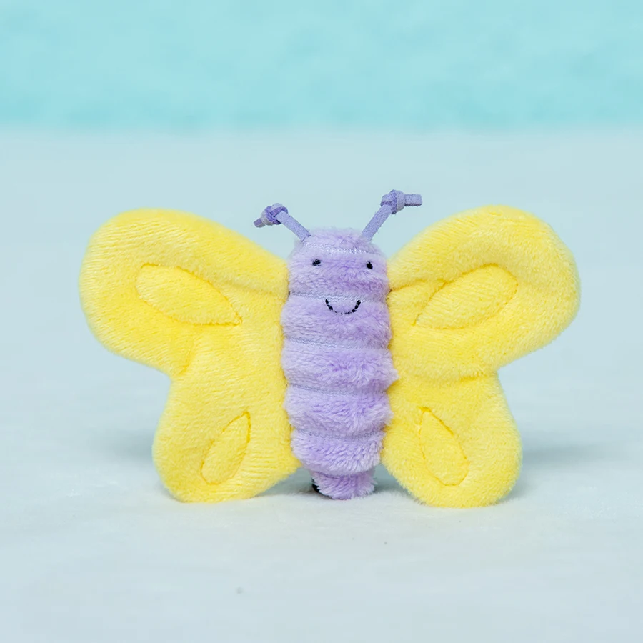 Kawaii mini zvierací motýľa ruky bábky pre detské detské puzzle prst bupppet