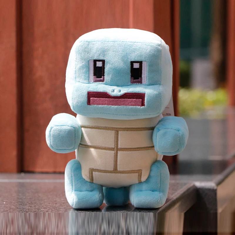 Kawaii Pokemon Squirtle plnené hračky karikatúry roztomilé plyšové bábiky hádzať vankúšom narodeniny darček pre deti priatelia chlapci Domáca dekorácia