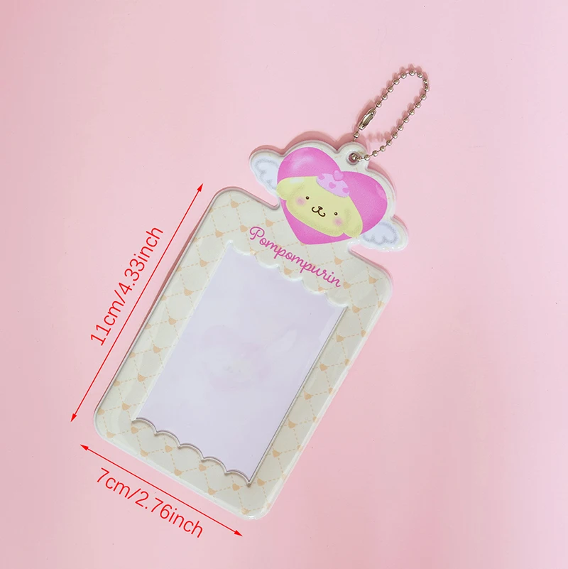 Kawaii Sanrio Hello Kitty Cinnamoroll My Melody Photo karta držiteľ karta kryt 3 palce karikatúry Fashion Mini Album Photo Folder