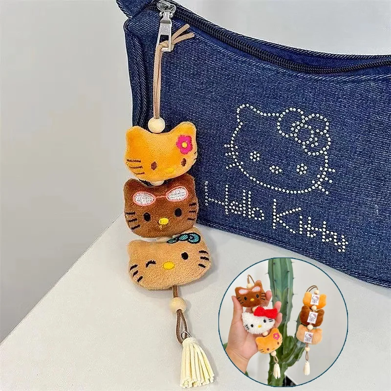 Kawaii Sanrio Hello Kitty Plyš na kľúče plyš Plush Bánie