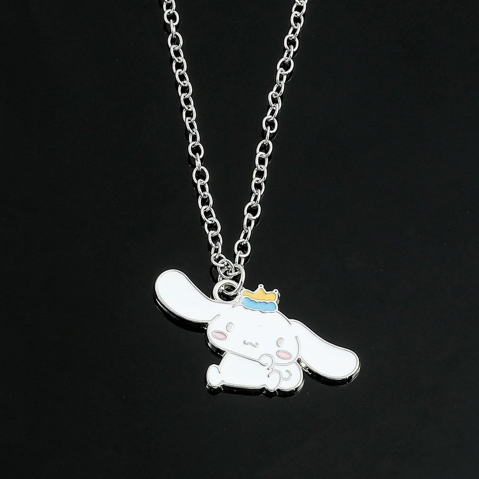 Kawaii Sanrio náhrdelník cinnamoroll roztomilý collarbone reťaz móda Jednoduchý roztomilý prívesok náhrdelník darček k narodeninám