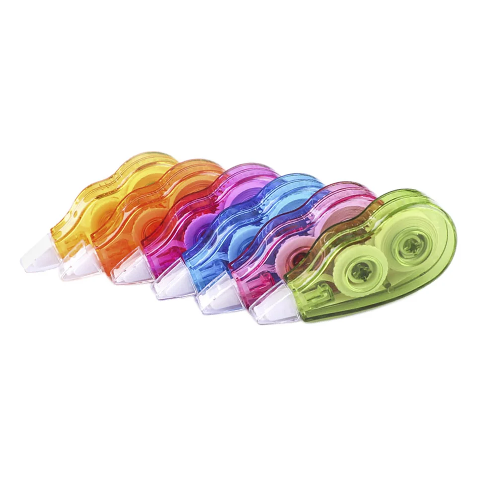 Kawaii White out Corrector Praktickú gumu pre atramentové denníky kancelárske potreby Dodávky bielych pások prenosné pásky