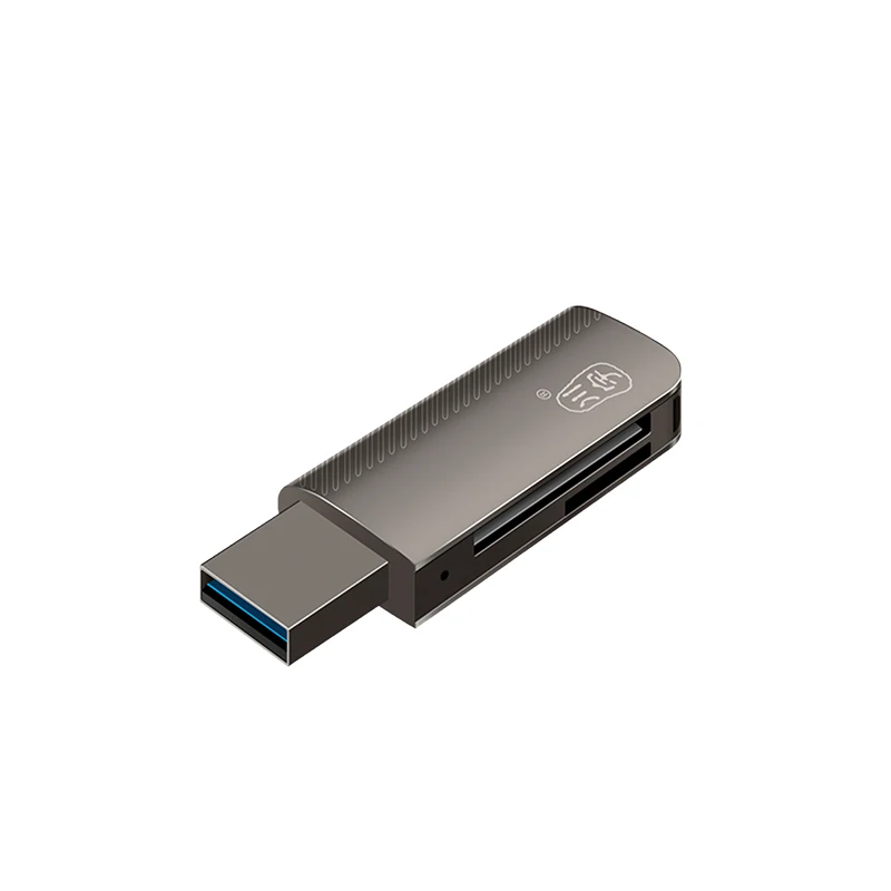 Kawau C370 Vysokorýchlostná 3,0 3-v-jedná čítačka kariet kompatibilná s TF/SD Card Metal Computer Computer Mobile Car prenosné C370