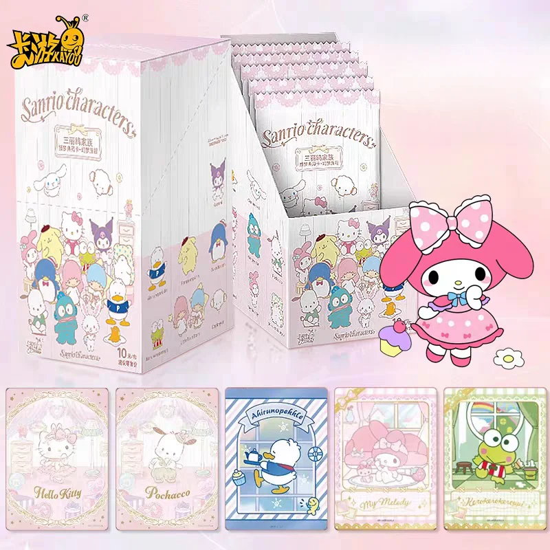 Kayou originálne Sanrio Card Sanrio Family Series Collection Collection Card Card Fantasy Dream Journey Card Card Toy Hray vianočný darček