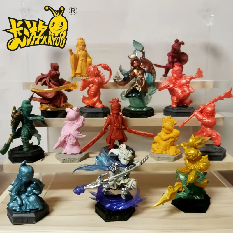 Kayou tri kráľovstvá Rubber Doll Doll Blind Star Collection Epizóda 3: Burning Red Cliff Zhuge Liang Zhou Yu Eraser Toy Kid Darčeky
