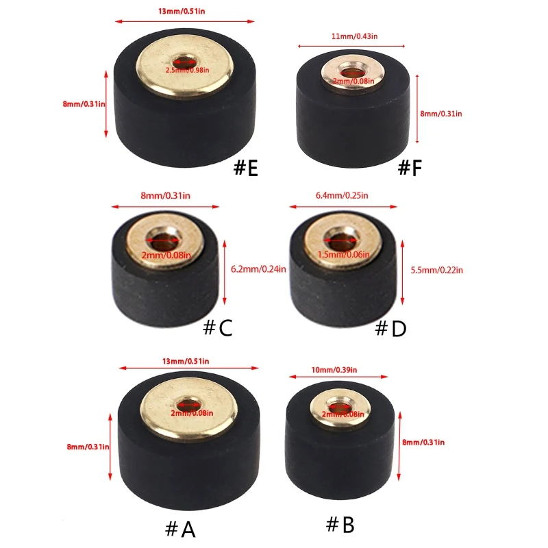 Kazetový zvukový rádio Hnutie Pinch Pinch Tape Tape Tecorder Tlak kazety pásová kladka pre So-NY Player Stereo Technics