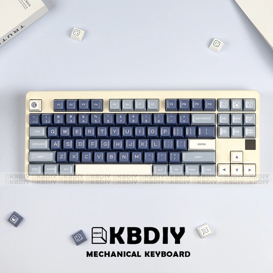 KBDIY GMK rybárska keycap SA Profil Keycaps PBT Dvojitý výstrel kľúčový čiapka ISO Enter Enter 7U Space Bar pre vlastnú DIY Mechanical Keyboard Kit