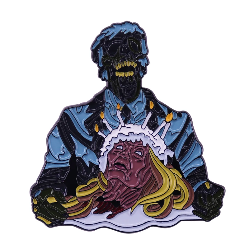 Kde je koláč môjho otca? Odznak hororového kolíka skvelý pre každého fanúšika Creepshow