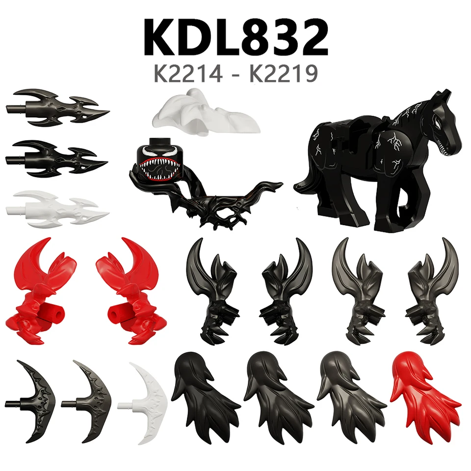 KDL832 K2214 K2215 K2216 K2217 K2218 K2219 Kompatibilný s akčnými figúrkami Časti tehly Kórus Kórus Korit
