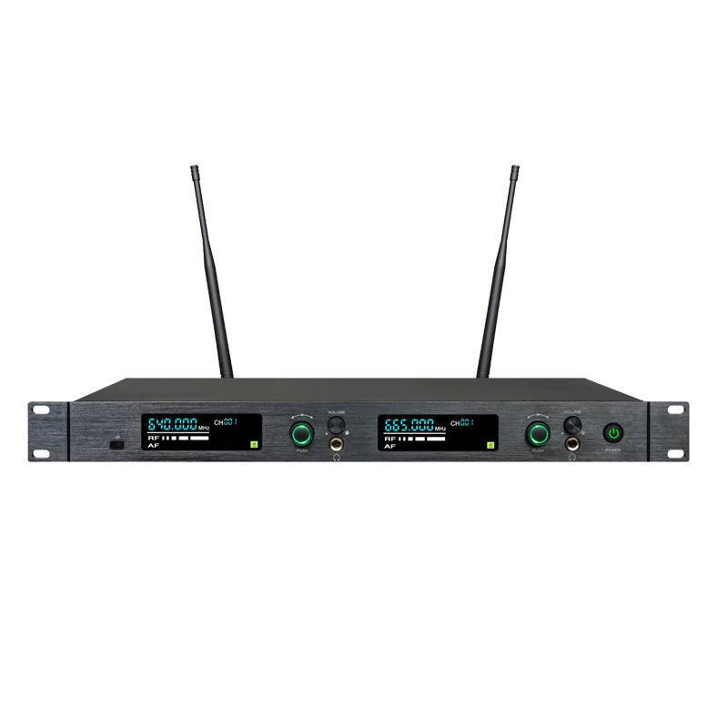Kebit Professional In-uší monitorovací systém 2-kanálový multi-telespack monitor s bezdrôtovým monitorovacím systémom do uší