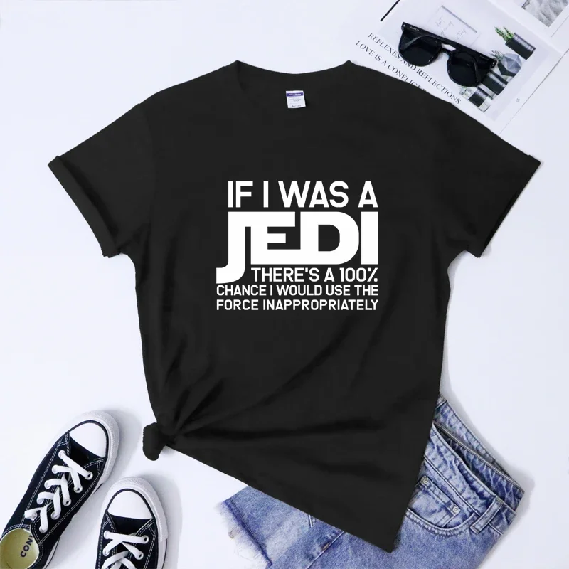 Keby som bol tričko Jedi sarkastický sarkastický humor Darčekové tričko Premium unisex krátke rukávy Vysoko kvalitný bedrový grunge tričko 5xl