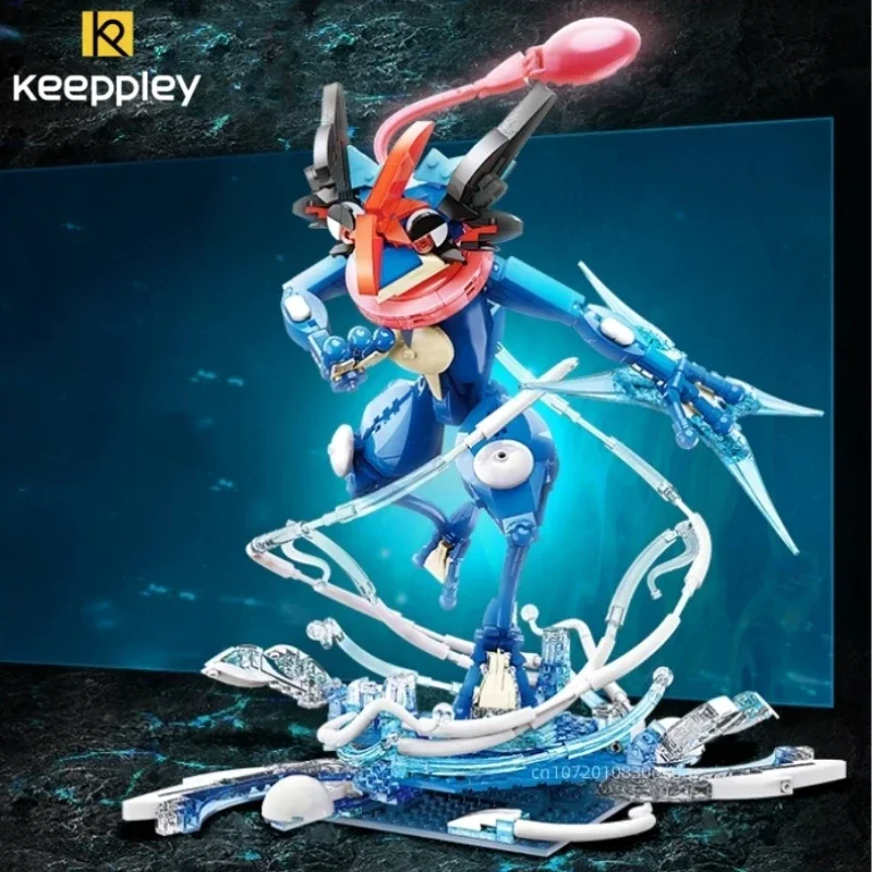 Keepley Pokemon Battle Building Blocks Charizard Greninja Zhromaždený hračkársky model módny hráč Domáca dekorácia Darček k narodeninám
