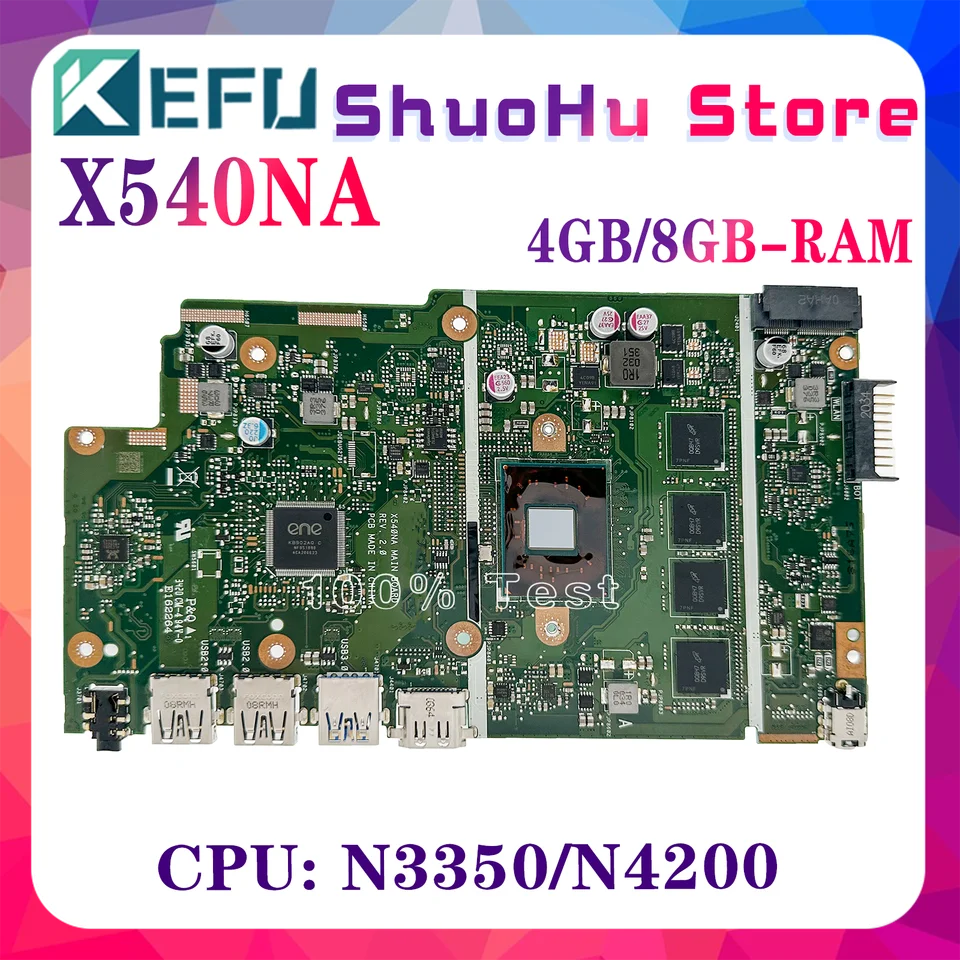 KEFU X540MA HASIC pre hlavnú dosku pre ASUS X540M A540M X540MA X540MAR X540MA X540NA NAPLOŽKA N3350/N4000/N4200/N5000 2G/4G/8G-RAM