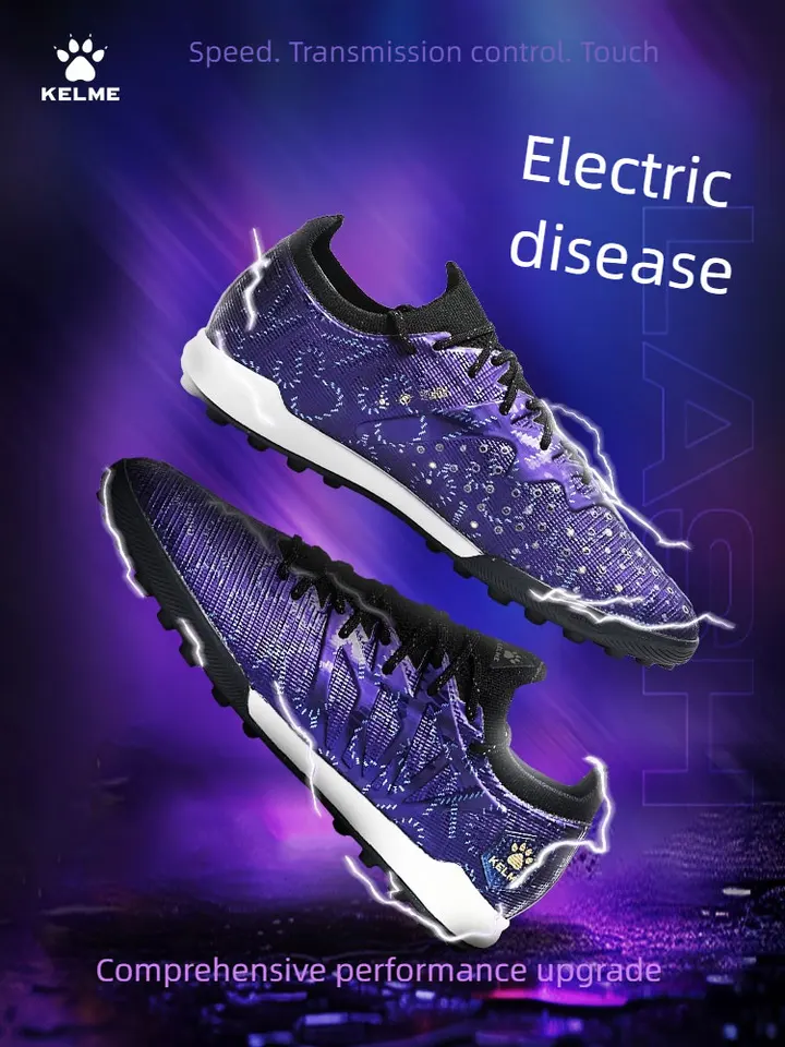 Kelme pre dospelých futbalové topánky Men's choroba Elektrické 3,0 krátke hroty MG Professional Match Training topánky Priedušné frisbee