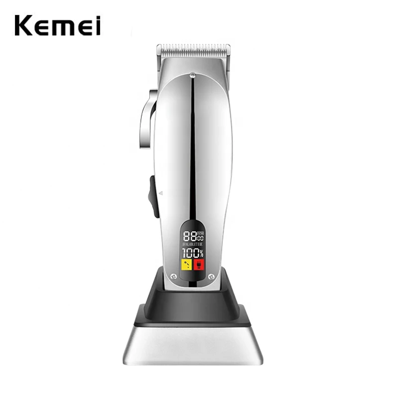 KEMEI 12480 Profesionálny hlavný holič obchod s vlasmi Clipper