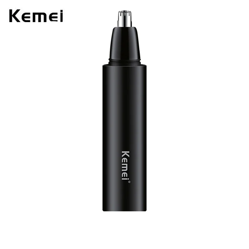 Kemei Electric Mini Nose Trimmers Prenosný uší nos Hair Holter Clipper vodotesný bezpečný odstraňovač čistič vodotesný nabíjateľný