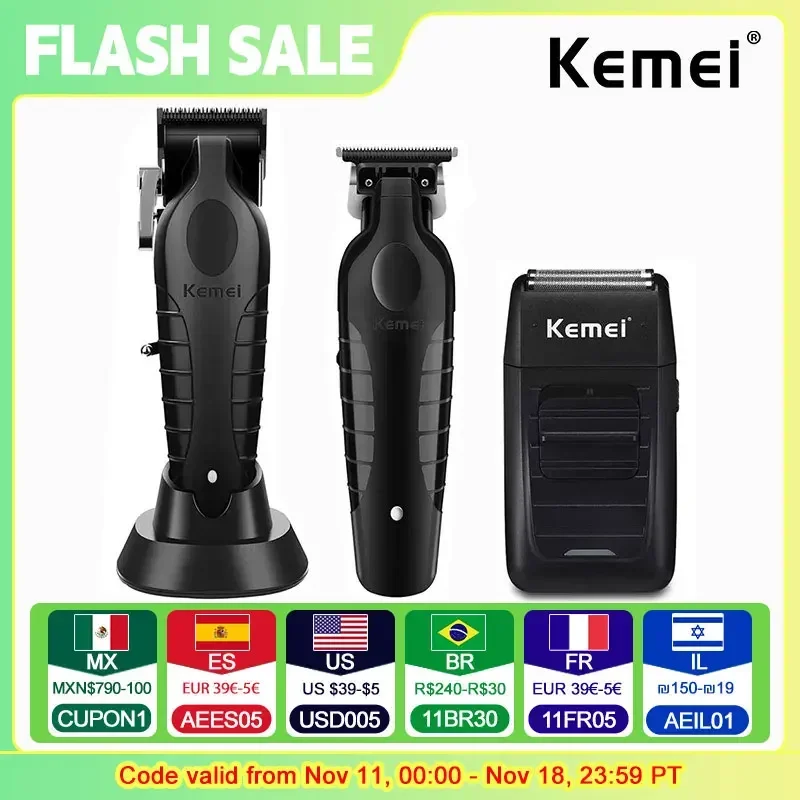 KEMEI KM-1102 KM-2296 KM-2299 KILY KILA Pánskeho elektrického holiaceho strojčeka