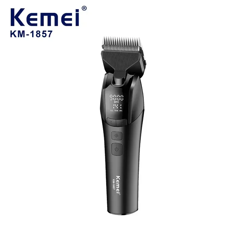 KEMEI KM-1857 Nabíjateľný profesionálny bezdrôtový pet elektrický vlasový útržok, anti plniaci nízko hlukový mačka a psí elektrický holiaci strojček