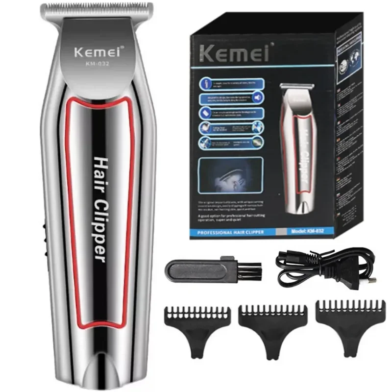 Kemei Professional Electric Electric Brady pre mužov pre mužov Clipper strih na vlasy strih na vlasy striha