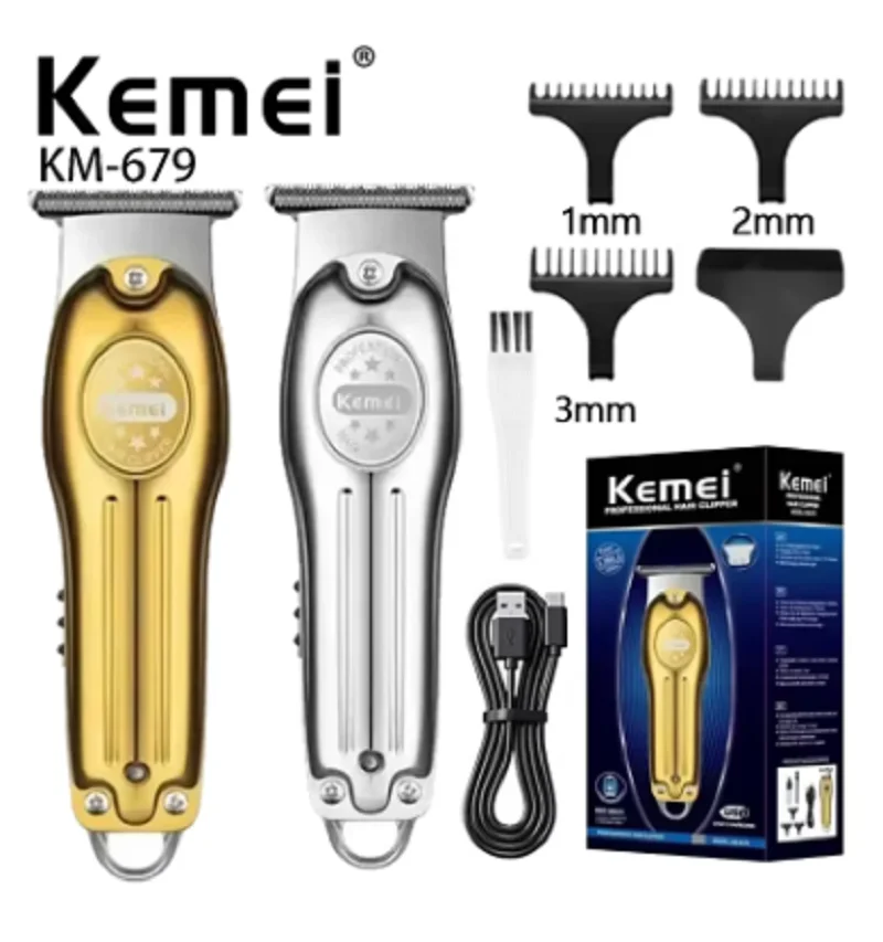 KEMEI Professional Hair Trimmer Electric Hair Clipper Pánsky nabíjateľný holič bezdrôtový stroj na strihanie vlasov pre holých