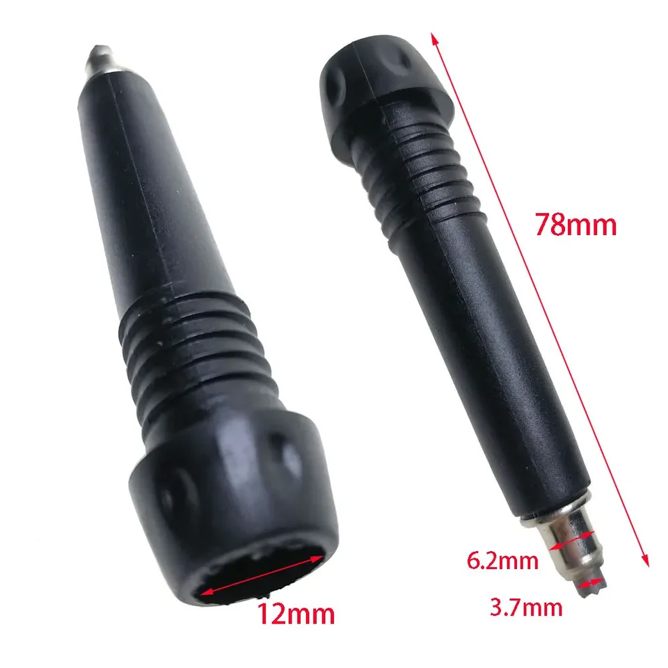 Kemping volfrámový karbid tip Trekking Pole Walk Stick Stick Tande náhradný alpenstock