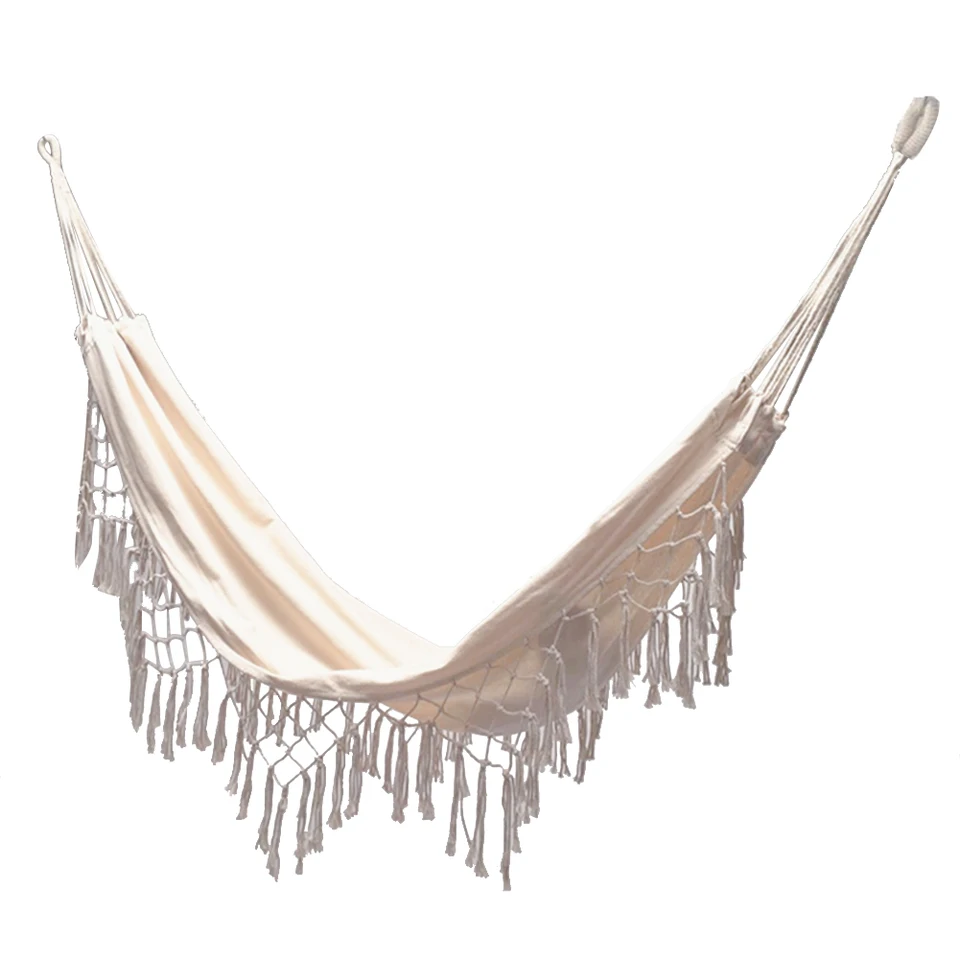 Kempingová pláž single hammock vonkajšia záhrada Canvas Sleep Sleep Swing Bed