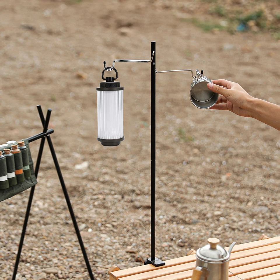 Kempingové svetlo háčiky z nehrdzavejúcej ocele Light Hook držiak Ľahký multifunkčný vonkajší rybársky náradie pre turistiku pre lampu KT-38 Gz