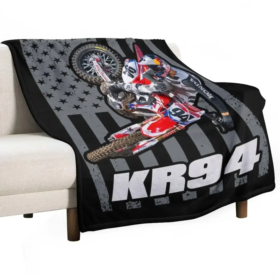 Ken Roczen KR94 American Flag 450 94 USA Supercross Champion Hrot DEAPE SACKETAL SACHEGE HARKE na spánkové prikrývky