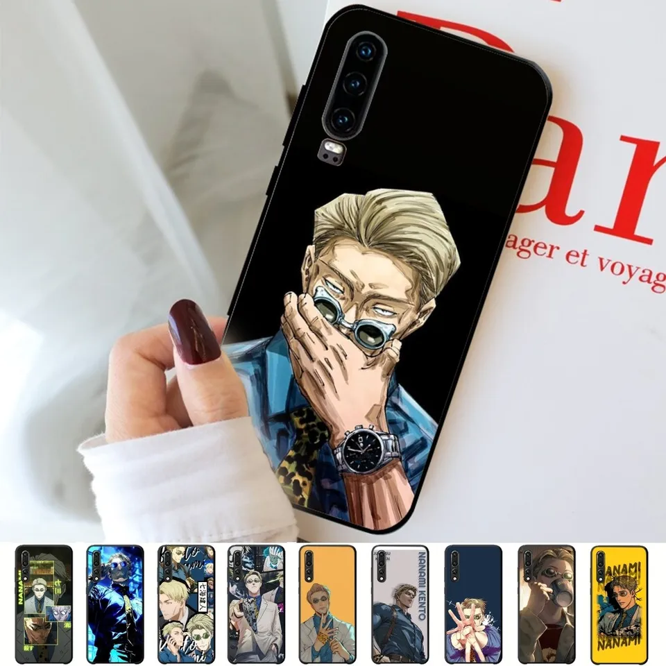Kento nanami jujutsu telefónny puzdro pre Huawei P 8 9 10 20 30 40 50 50 Pro Lite Psmart Honor 10 Lite 70 Mate 20Lite