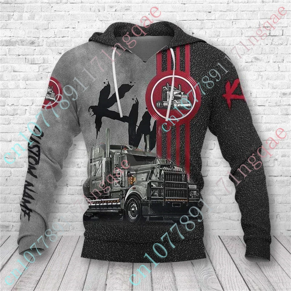 Kenworth Clothing Anime Anime nadmerne zipsové mikiny Harajuku Pullover Top Casual Hoodies for Men Women