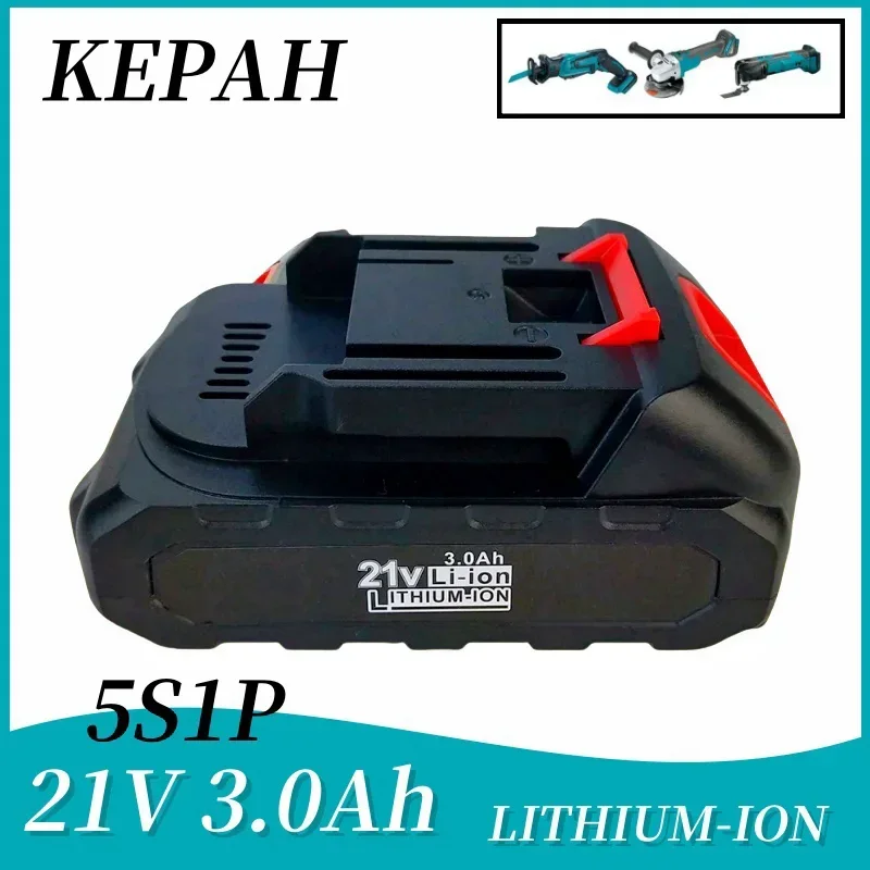 Kepah 21V 3.0AH LPEGA bezdrôtový elektrický skrutkovač Špeciálne nabíjateľné veľkú kapacitu Li-iónovú batériu Ručné príslušenstvo
