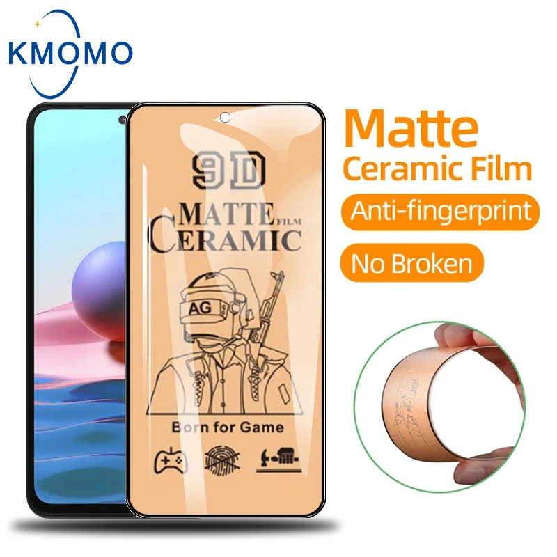 Keramický matný film pre Xiaomi Redmi Poznámka 13 Pro 5G 12 4G + 12S 11S 10S 10S 9S 8 7 Plus Proti-prsteň