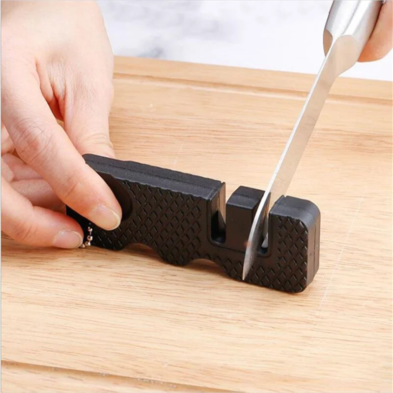 Keramický viacúčelová kľúče keychain whetstone karbid nôž vreckový diamantový náradie Nožnice zaostrené orezávač rýb pre kuchynské doplnky