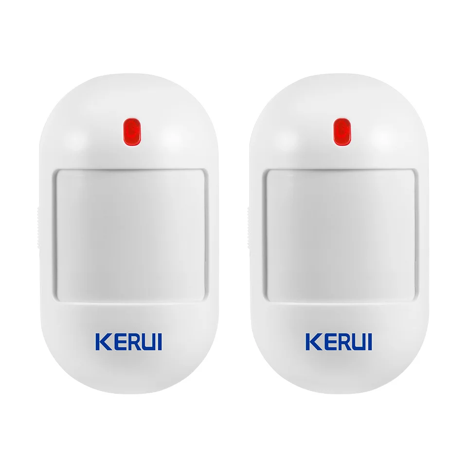 Kerui Wireless PIR Senzor Infračerveného detektora Alarm s batériou pre W202 W181 Domáci bezpečnostný poplach