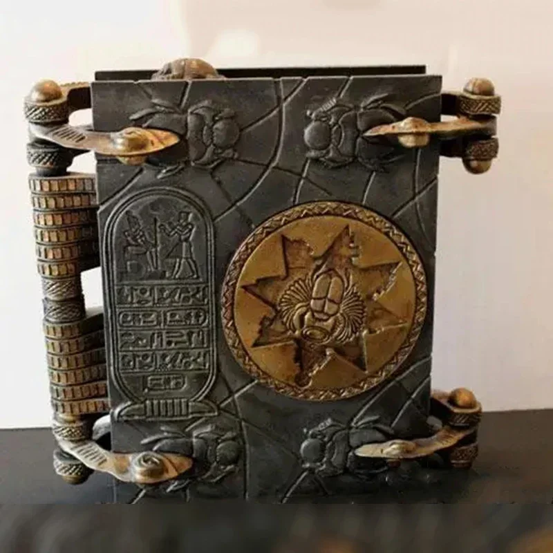 Key of Hamunaptra The Mummy Prop Book of the Dead Book of the Living Easter Gift Veľká noc je možné otvoriť knižné boxové dekorácie