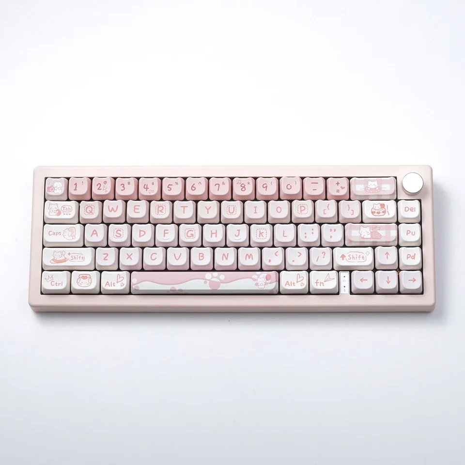 Keycap Cat Mao výška roztomilý mac sublimácia Hi75 Hi8 S99 F99 104 F87