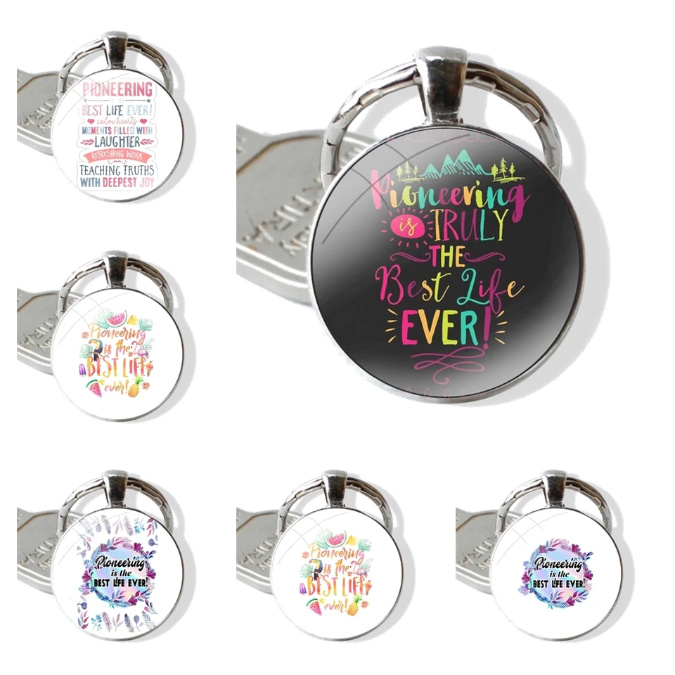 Keychain Ručne vyrobený sklenený sklenený držiak kľúča kľúča kľúča Kľúčové reťazce priekopnícky