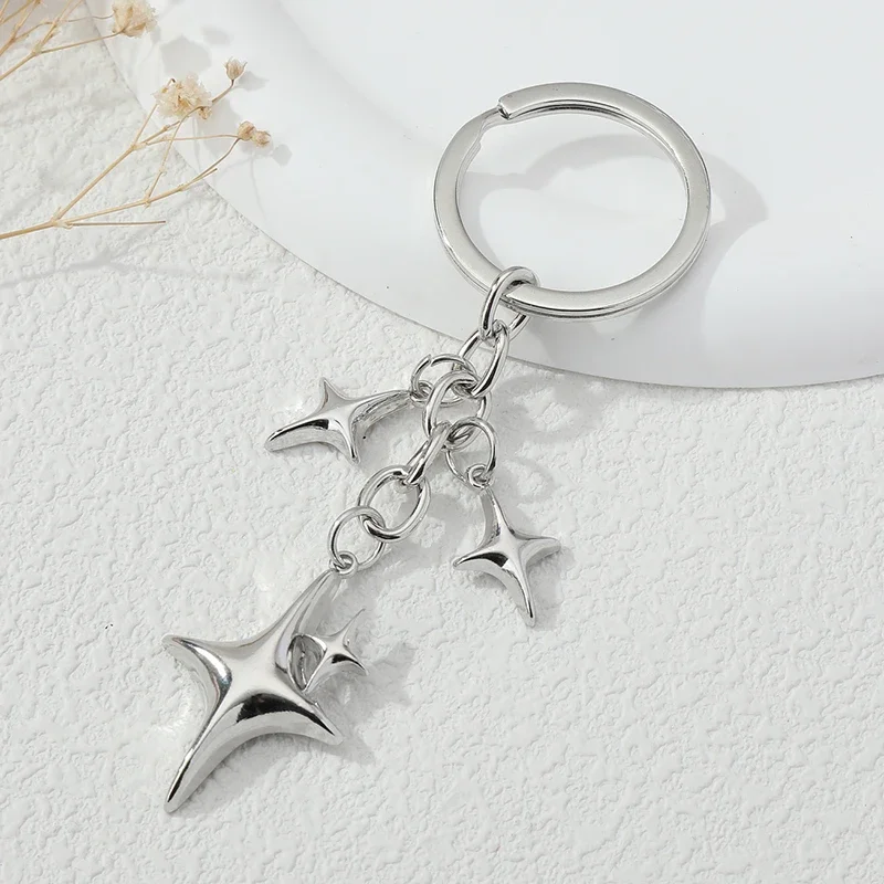 Keychain Stars Moon Metal Keyring Gift pre Citroen Berlingo C1 C2 C3 C4 C4L C5 C6 C8 C-Crosser DS Spirit DS3 DS4 DS5 DS6