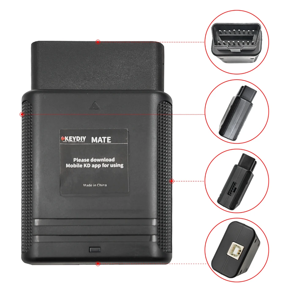 Keydiy KD-Mate KD Mate Connect OBD Programátor pre Toyota 4A/4D/8A Smart Keys a všetky kľúčové stratené práce s KD-X2/KD-MAX