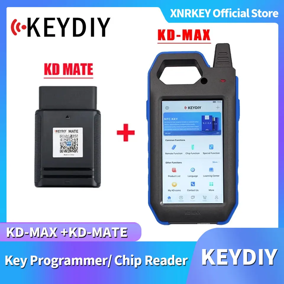 KeyDiy KD Max Key Tool Odomknutie diaľkového generátora Autoru Kľúč/ čítačka čipov/ Frekvenčný tester pre Bluetooth kompatibilný