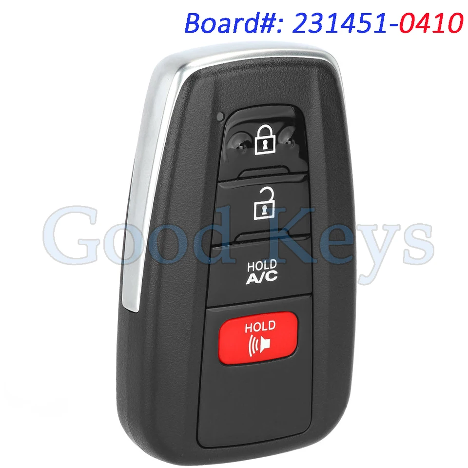 Keyecu 231451-0410 Smart Keyless Remote Key FOB pre Toyota Prius Priri 2017 2018 2019 2020 2021 HYQ14FBE 314,3 MHz